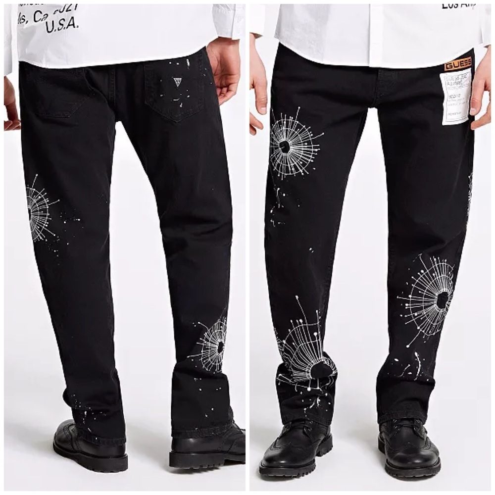 New GUESS Rodeo Regular Straight Jeans SZ 31